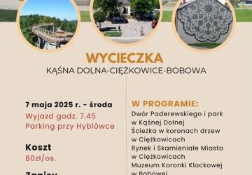 Wycieczka do Kąśnej Dolnej - Ciężkowic- Bobowej
