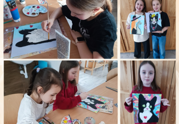 KOCIE INSPIRACJE NA PŁÓTNIE🐱🎨