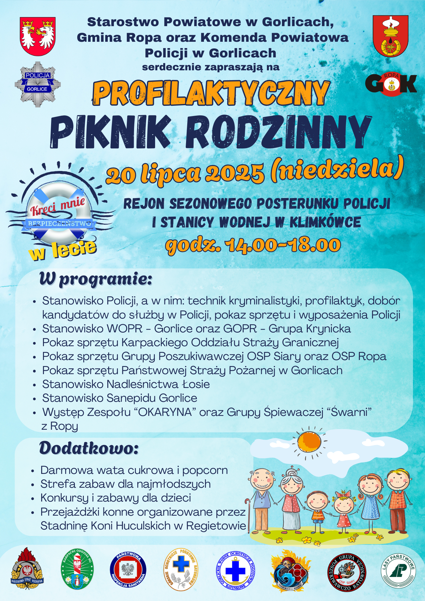 PROFILAKTYCZNY PIKNIK RODZINNY NAD KLIMKÓWKĄ