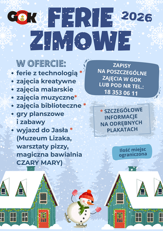 FERIE ZIMOWE 2026 - OFERTA